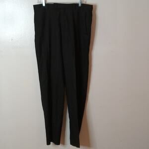 Braggi by Louis Raphael 36X34 black wool blend men's dress pants